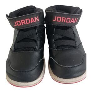 Nike Jordan 1 Flight 5 Toddler Sneakers Size 6 Black/ Hyper Pink